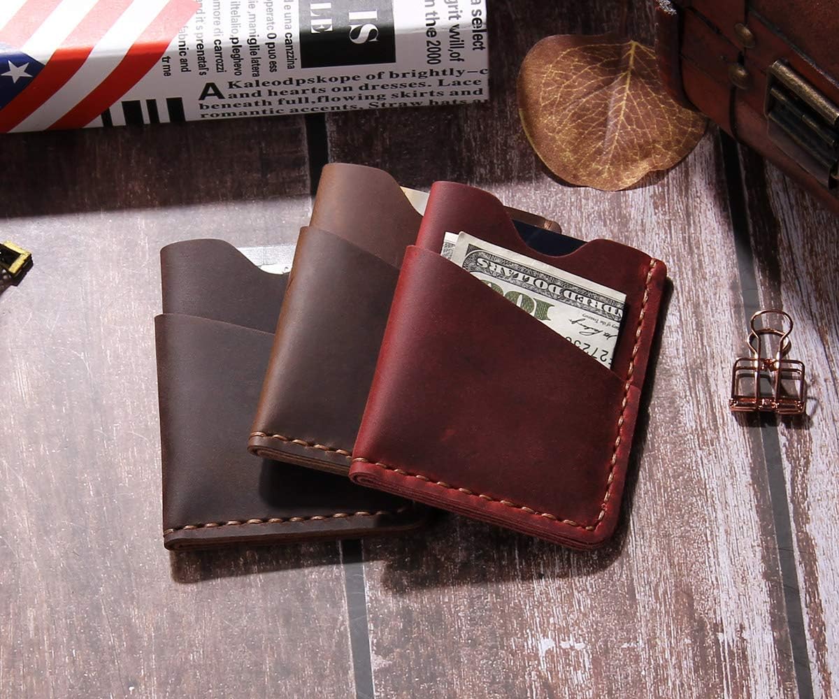 Handcrafted Minimalist Leather Slim Wallet