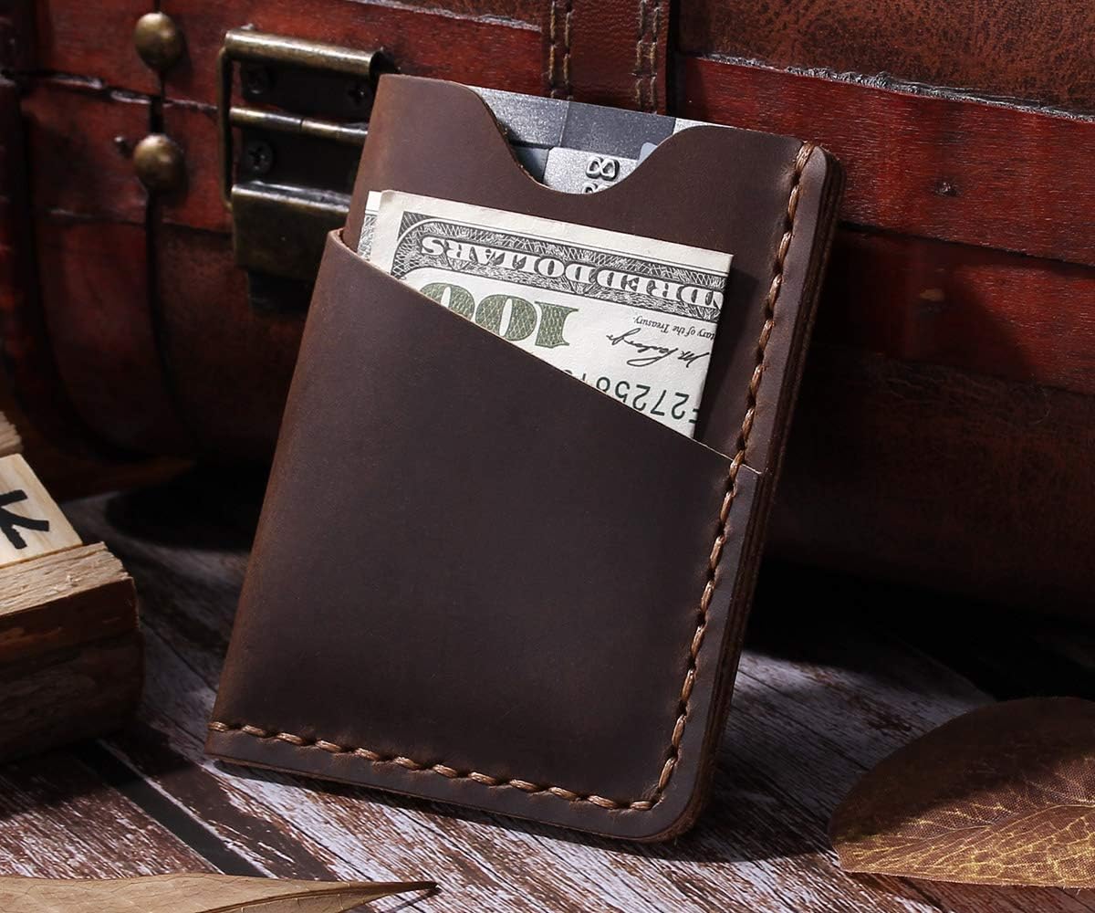 Handcrafted Minimalist Leather Slim Wallet