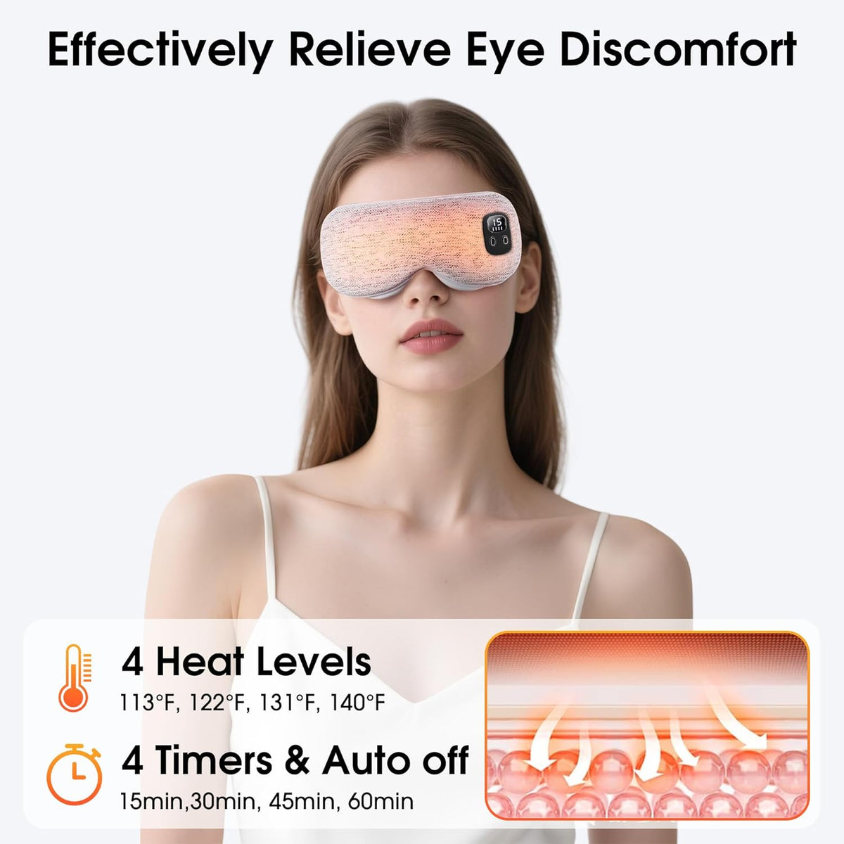 Cordless Heated Eye Therapy Mask