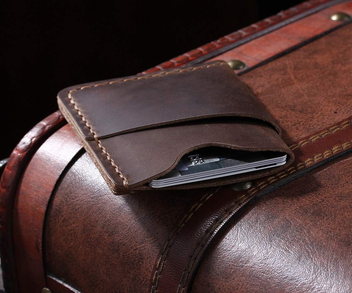 Handcrafted Minimalist Leather Slim Wallet