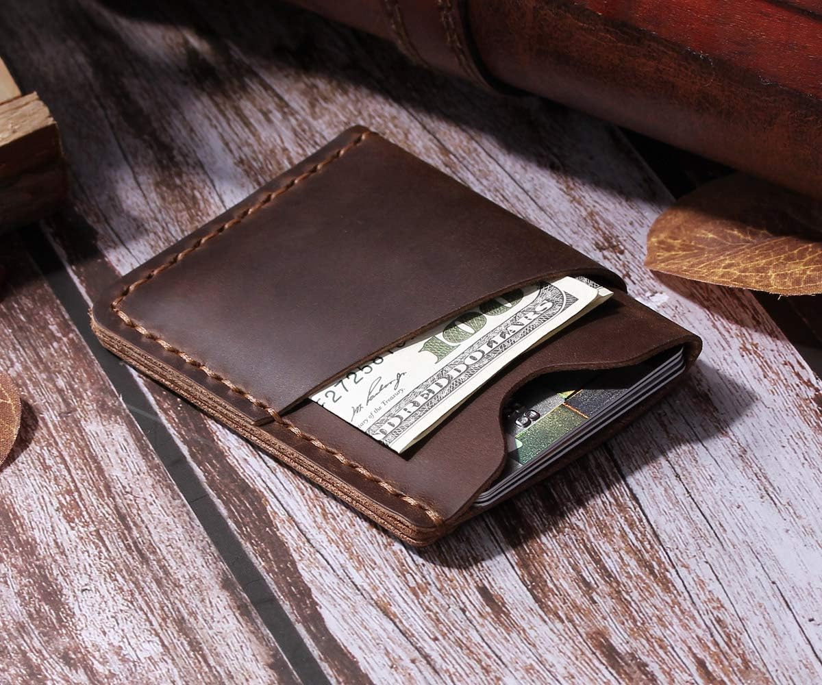 Handcrafted Minimalist Leather Slim Wallet