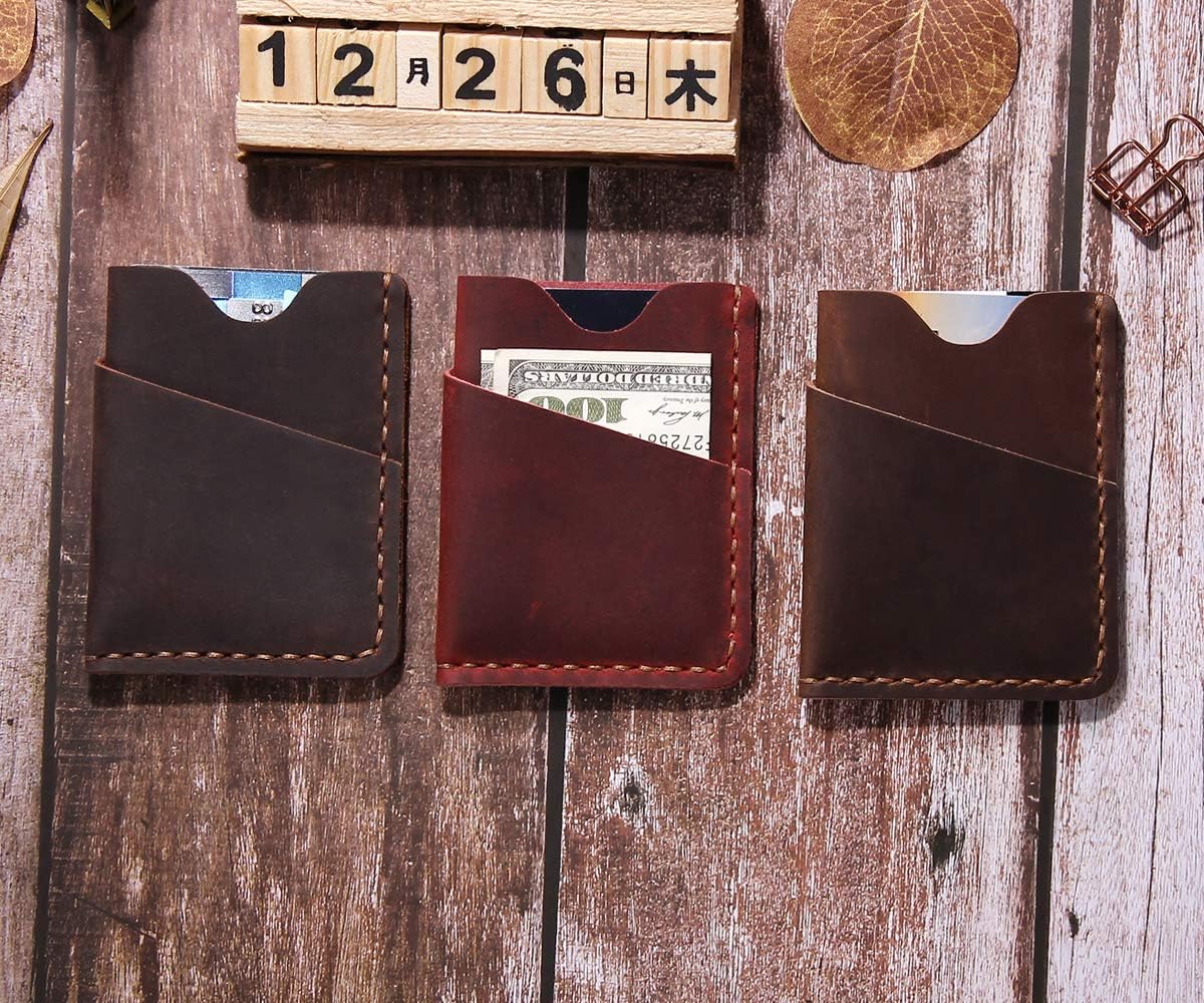 Handcrafted Minimalist Leather Slim Wallet