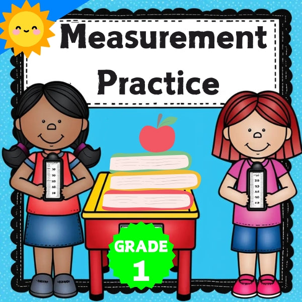 Measurement practice for Grade 1 :Math Activities