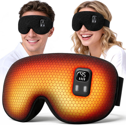 Cordless Heated Silk Eye Relief Mask