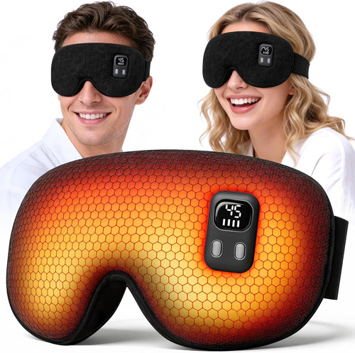 Cordless Heated Silk Eye Relief Mask